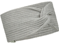 BUFF Knitted merino wool headband, light grey