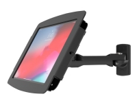 Compulocks iPad Pro 12.9 (3-6th Gen) Space Enclosure Swing Wall Mount - Hölje - Antistöld - för surfplatta - låsbar - höggradig aluminium - svart - skärmstorlek: 12.9 - väggmonterbar, monterbar på ytor, bänkskiva - för Apple 12.9-inch iPad Pro