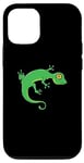 Coque pour iPhone 13 Gecko vert