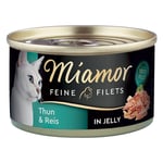 Miamor Fine Fileter 1 x 100 g - Tun & Ris i gelé