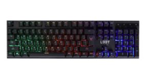 L33t OSEBERG Semi-Mechanical Gaming Keyboard w.Rainbow (ARABIC)