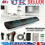 TF Bluetooth Surround Sound Bar Wireless TV Home Theater Soundbar Speaker UK