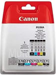 CANON Standard PGI-570/CLI-571 Ink Standard, Black/Yellow/Magenta/Cyan 