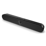 Majority Atlas Bluetooth PC Sound Bar | 20 WATTS with Multi-connection | Portable Speaker with 8 hours battery life