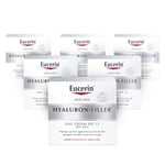 Eucerin Hyaluron-Filler Day Cream for Dry Skin 50ml x 6