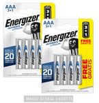 8 x Energizer AAA ULTIMATE Lithium Batteries LR03 L92 Digital Camera 2048 expiry