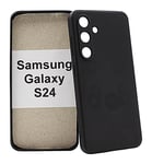Silikon Skal Samsung Galaxy S24 5G (Svart)