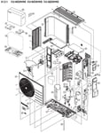 Panasonic utendørs print for luft/luft varmepumpe, ACXA73C57050R