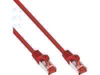 Inline 4043718206483, 0,3 M, Cat6, S/Ftp (S-Stp), Rj-45, Rj-45, Röd