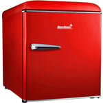 Maxxhome - Réfrigérateur - Mini Frigo - 48 l - Design Rétro - 50 x 45 x 49 cm - Rouge - red
