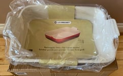 Le Creuset Heritage 32cm Large Deep Rectangular Dish / Baking  -Sisal (BNIB)