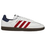 adidas Original Samba OG - Vit/Röd/Natt Indigo - adidas Originals, storlek 48⅔