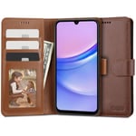 Tech-Protect Samsung Galaxy A15 4G/5G Fodral Läder Brun