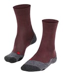 FALKE Women's TK2 Explore Melange W SO Wool Thick Anti-Blister 1 Pair Hiking Socks, Red (Winetasting 8546), 7-8