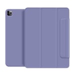 Magnetic Smart Case For Ipad Pro 12.9 2020 Pu Leather Flip Stand Cover For Ipad Pro 12.9 4th Generation 2020 funda Capa Coque-Lavender