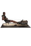 Folding Water Ash Wood Rowing Machine - Light Brown