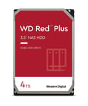 WD Red Plus 4TB NAS 3.5" Internal Hard Drive - 5400 RPM Class, SATA 6 Gb/s, CMR,