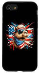 Coque pour iPhone SE (2020) / 7 / 8 Patriotic Camel Fireworks Funny 4th Of July Men Women Camel