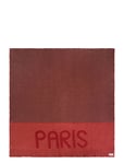 Paris Bed Cover Home Textiles Cushions & Blankets Blankets & Throws Red Bongusta