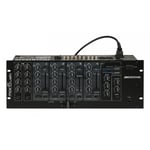 JB Systems MIX6usb 4 kanals DJ mixer 7 innganger, 19"