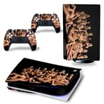 Autocollant Stickers de Protection pour Console Sony PS5 Edition Standard - Multicolore (TN-PS5Disk-0120)