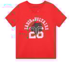 Zadig & Voltaire T-shirt Med Tryck Röd | Röd | 16 years