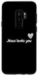 Coque pour Galaxy S9+ Jésus vous aime Christ est roi la Bible Religieux Chrétien