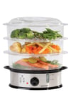 3 Tier Steamer 9 Litre 1200W With Rice Bowl