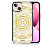 Bjornberry Skal iPhone 13 - Vit Guld Mandala