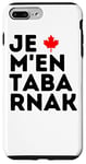 Coque pour iPhone 7 Plus/8 Plus TABARNAK Je Peux Pas Je Me Barre Au Canada Feuille D'érable
