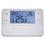 Emos Thermostat d'ambiance numérique avec prise en charge OpenTherm - Thermostat programmable, filaire, montage en surface, blanc, 12,6 x 8,4 x 2,6 cm