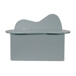 ferm LIVING Slope benk med oppbevaring 75 x 38 x 51 cm Storm