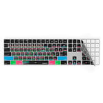 Editors Keys DaVinci Resolve Keyboard Cover for Magic keyboard with numeric pad