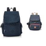 Kipling Women's City Backpack Handbag, Blue Blue 2, One Size UK City Pack S Women's Backpack Handbag, Blue (True Navy C True Navy C), One Size