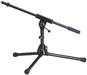 K&M 259/1 Extra Low Microphone Stand with Boom Arm (Black)