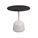 Cane-Line - Soffbordsunderrede liten - Glaze - Sand/Bordsskiva dia. 45 cm - Drop, Glaze, Go - Lava Grey - Soffbord utomhus - Grå