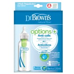 Dr. Brown’s options+ Anti-colic tåteflaske Narrow 0 mnd+ 3 stk