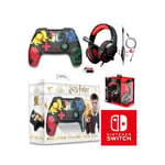Manette SWITCH Bluetooth Nintendo HARRY POTTER 4 MAISONS + CASQUE SWITCH PRO-SH3 SWITCH EDITION