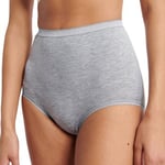 Sloggi Trosor 3P Basic Plus Maxi Colored Blå/Grå bomull 50 Dam