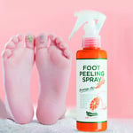 Foot Peeling Spray Orange Oil,Foot Peeling Spray That Remove Dead Skin for Cracked Rough Heels, Dry Toe Skin & Calluses