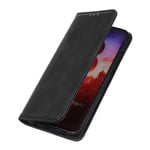 BRAND SET Case for OnePlus Nord 5G Wallet Case Flip Cover PU leather+TPU Material Protective Cover with Bracket Function Card Slot/Invisible Magnetic Buckle Shockproof Case(Black)