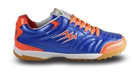 Agla F/40 Chaussures de Futsal Outdoor, Bleu/Orange, 24,5 cm/39