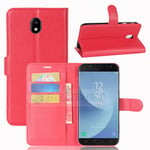 samsung Samsung J5Pro/J5-2017 PU Wallet Case Red