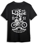 Dunken Live to ride T-shirt (Herr,L)