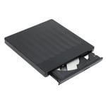 (Black)Aeun External DVD Player USB3.0 Type C DVC Writer Strong Compatibility