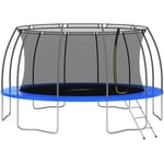 The Living Store - Ensemble de trampoline rond 488x90 cm 150 kg