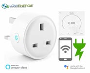 Smart Timer Plug Socket Outlet Wifi Wireless with Energy Monitoring Statistics