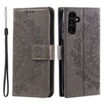Läderfodral Mandala Samsung Galaxy A26 Grå