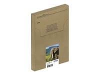 Epson 24 Multipack Easy Mail Packaging - 6-Pack - 29.1 Ml - Svart, Gul, Cyan, Magenta, Ljus Magenta, Ljus Cyan - Original - Box - Bläckpatron - För Expression Photo Xp-55, Xp-750, Xp-760, Xp-850, Xp-860, Xp-950, Xp-960, Xp-970