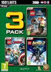 Lego 3 Pack Vol. 3 : Jurassic World / Marvel Avengers / Batman 3 (PC DVD)